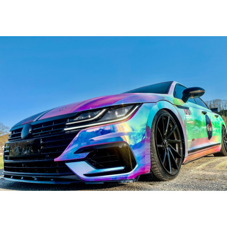 Spoiler paraurti anteriore in abs con flaps laterali VW Arteon R-Line (Cod. IN-INE-040031CCCRL-ABS-2