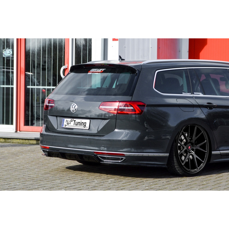 Diffusore centrale posteriore incl. flaps laterali   VW Passat 3G B8 R-Line (Cod. IN-INE-040045CM-AB