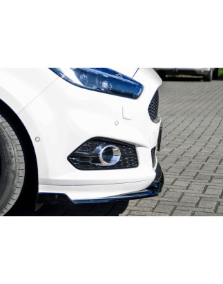 Spoiler paraurti anteriore in abs con flaps laterali Ford S-Max 2 (Cod. IN-INE-10100031C(STLW)-ABS-C