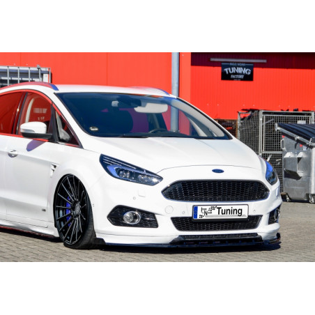 Spoiler paraurti anteriore in abs con flaps laterali Ford S-Max 2 (Cod. IN-INE-10100031C(STLW)-ABS-G