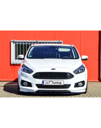Spoiler paraurti anteriore in abs con flaps laterali Ford S-Max 2 (Cod. IN-INE-10100031C(STLW)-ABS-G