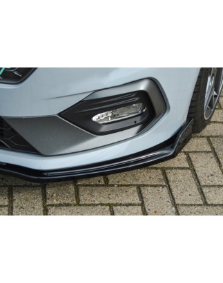 Spoiler paraurti anteriore in abs Ford Fiesta ST MK8 JHH (Cod. IN-INE-10130031CST-ABS-C)