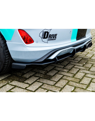 er Racing Sottoparaurti posteriore race look con pinne e integrierten Flaps  Ford Fiesta ST MK8 JHH 