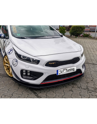 Spoiler paraurti anteriore in abs Kia Ceed GT Pro Ceed GT (Cod. IN-INE-10140031-ABS(2))