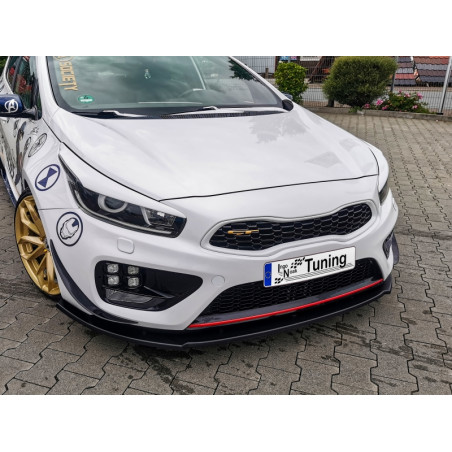 Spoiler paraurti anteriore in abs Kia Ceed GT Pro Ceed GT (Cod. IN-INE-10140031-ABS(2))