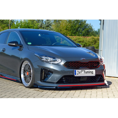 Spoiler paraurti anteriore in abs Kia Pro Ceed (Cod. IN-INE-10140031B-ABS-C-2)