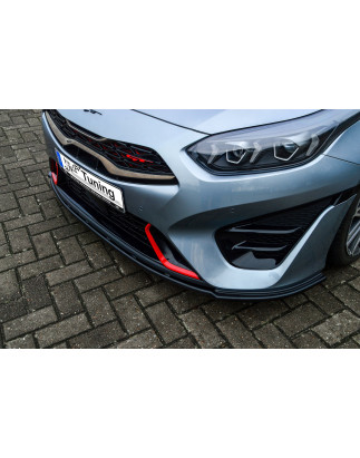 Spoiler paraurti anteriore in abs Kia Pro Ceed GT Facelift (Cod. IN-INE-10140031C-ABS-2)