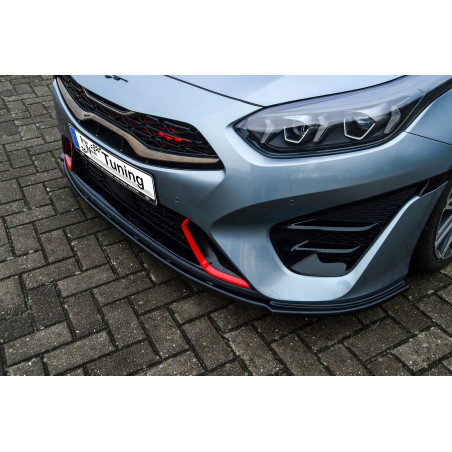 Spoiler paraurti anteriore in abs Kia Ceed GT CD ( FL) (Cod. IN-INE-10140031C-ABS-G-3)
