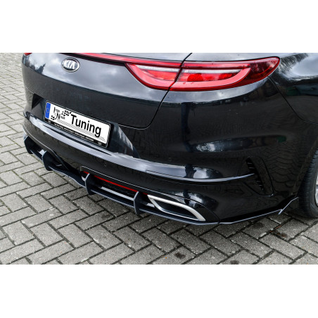 Gefräster Sottoparaurti posteriore +  laterale con flaps  Kia Pro Ceed GT-Line (Cod. IN-INE-1014004