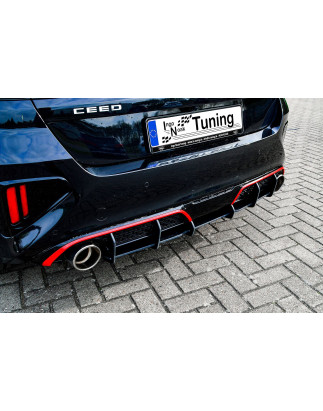 Kit pinne posteriori per diffusore2 pezzi Kia Ceed GT CD ( FL) (Cod. IN-INE-10140045CRT-ABS)