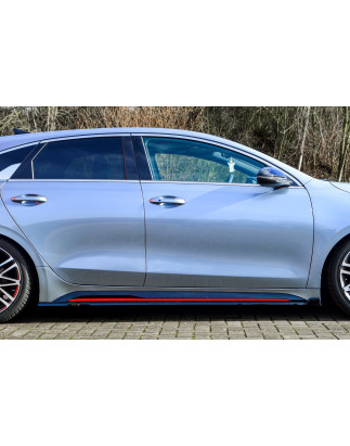 Set minigonne Cup con flaps anteriori race look   Kia Ceed GT CD ( FL) (Cod. IN-INE-10140050CWV-ABS-