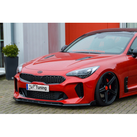 Spoiler paraurti anteriore con flaps laterali Kia Stinger CK (Cod. IN-INE-10140431-ABS-C)