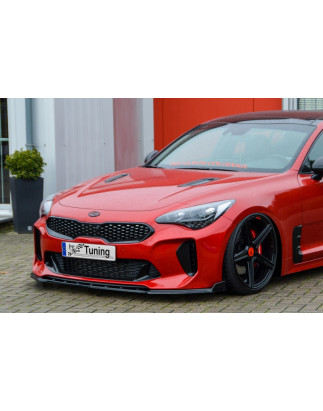 Spoiler paraurti anteriore con flaps laterali Kia Stinger CK (Cod. IN-INE-10140431-ABS-G)
