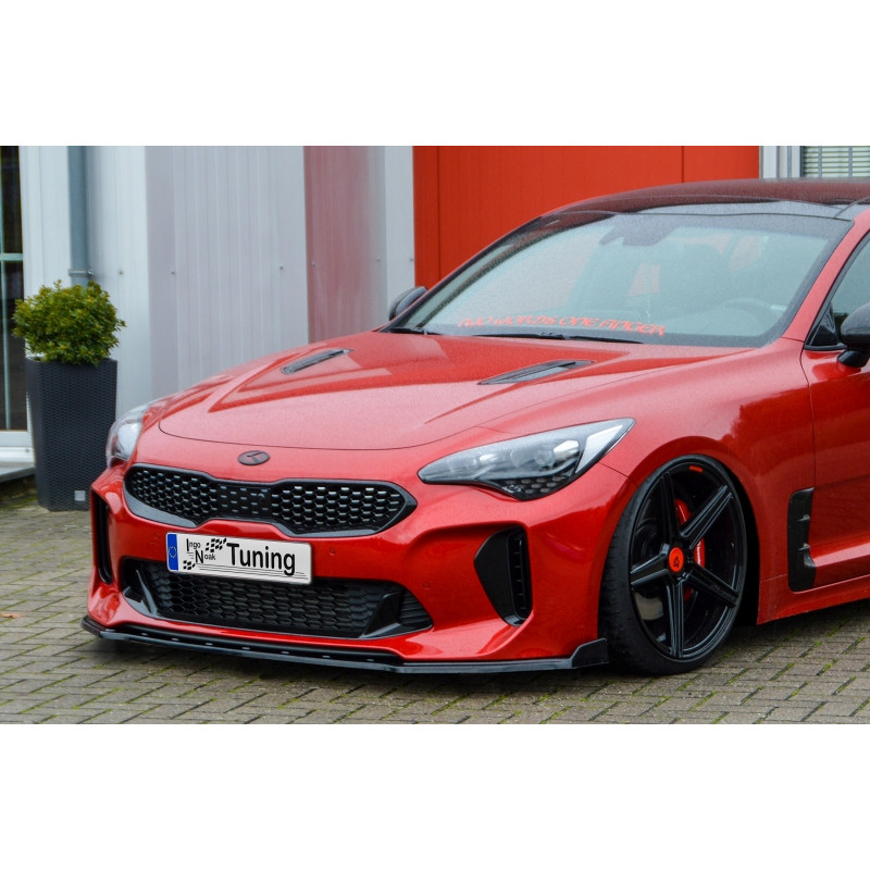Spoiler paraurti anteriore con flaps laterali Kia Stinger CK (Cod. IN-INE-10140431-ABS-G)