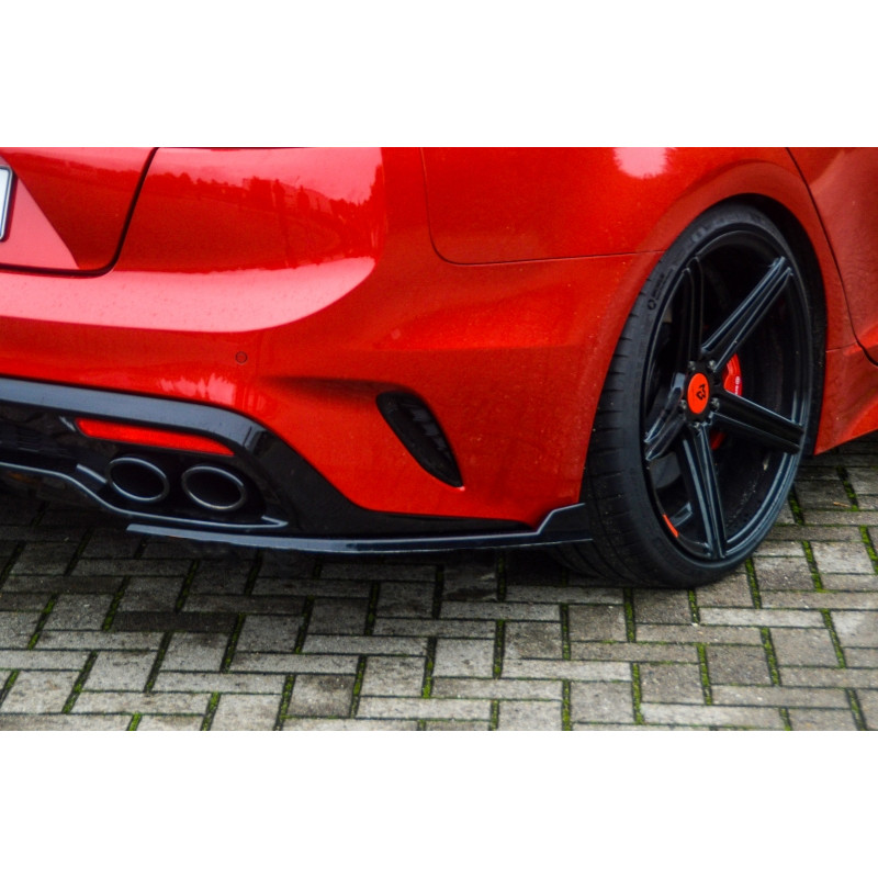 Sottoparaurti laterali posteriori con flaps laterali Kia Stinger CK (Cod. IN-INE-10140445L/R-ABS-C)