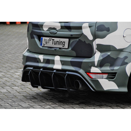 Sottoparaurti posteriore race look con flaps Ford Focus 2 RS Typ DA3 (Cod. IN-INE-10150045BRSRT-ABS)