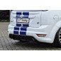 Sottoparaurti posteriore race look con flaps Ford Focus ST  MK2  DA3 Facelift (Cod. IN-INE-10150045B