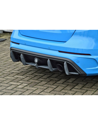 Sottoparaurti posteriore race look con flaps Ford Focus 3 RS Typ: DYB/RS (Cod. IN-INE-10150045DRSRT-