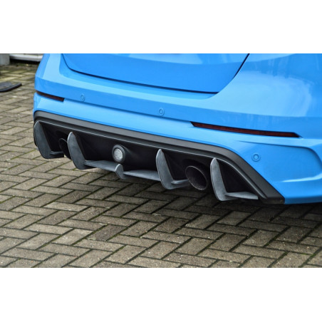 Sottoparaurti posteriore race look con flaps Ford Focus 3 RS Typ: DYB/RS (Cod. IN-INE-10150045DRSRT-