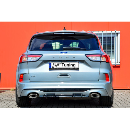 Estrattore posteriore race look auch per Org. AHK adatto Ford Kuga 3 Typ DFK (Cod. IN-INE-10180045FS