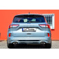 Estrattore posteriore race look auch per Org. AHK adatto Ford Kuga 3 Typ DFK (Cod. IN-INE-10180045FS