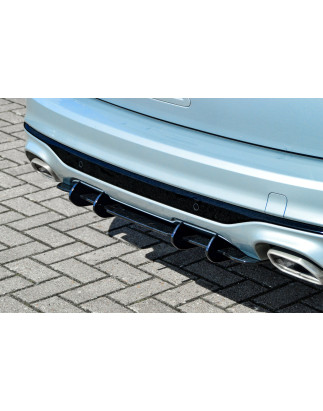 Estrattore posteriore race look auch per Org. AHK adatto Ford Kuga 3 Typ DFK (Cod. IN-INE-10180045FS