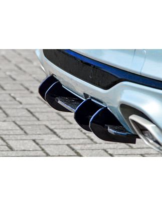 Estrattore posteriore race look auch per Org. AHK adatto Ford Kuga 3 Typ DFK (Cod. IN-INE-10180045FS