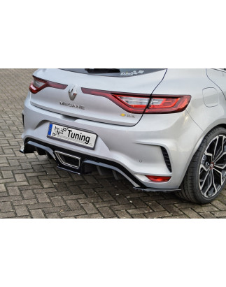 Diffusore posteriore con 5 elementi laterali Renault Megane 4 RS (Cod. IN-INE-10200045CRS-ABS-G)