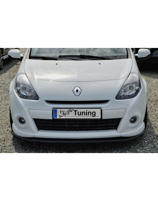 Spoiler paraurti anteriore in abs  Renault Clio 3 GT (Cod. IN-INE-10210031B-ABS-C)