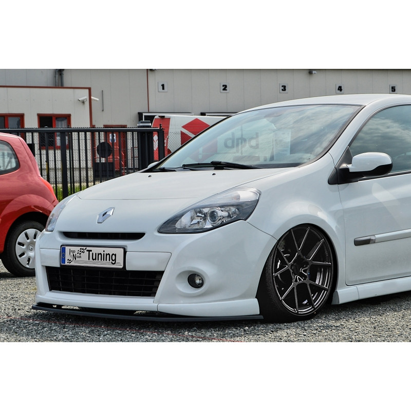 Spoiler paraurti anteriore in abs  Renault Clio 3 GT (Cod. IN-INE-10210031B-ABS-G)