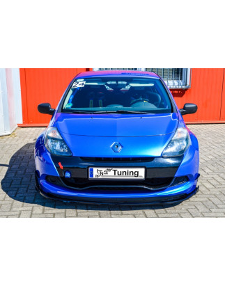 Cup Spoiler paraurti con flaps   Renault Clio 3 RS Phase 2 (Cod. IN-INE-10210031BRS-ABS(W)-C)