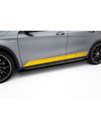 Diffusori minigonne V.1 Mercedes-Benz GLA 45 AMG (Cod. M-ME-GLA-156-AMG-SD1G)