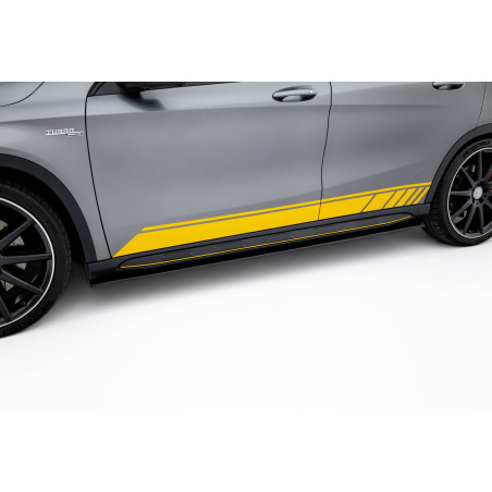 Diffusori minigonne V.1 Mercedes-Benz GLA 45 AMG (Cod. M-ME-GLA-156-AMG-SD1G)