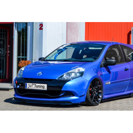 Cup Spoiler paraurti con flaps   Renault Clio 3 RS Phase 2 (Cod. IN-INE-10210031BRS-ABS(W)-G)