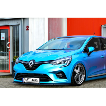 Spoiler paraurti anteriore in abs  Renault Clio 5 (Cod. IN-INE-10210031D-ABS-C)