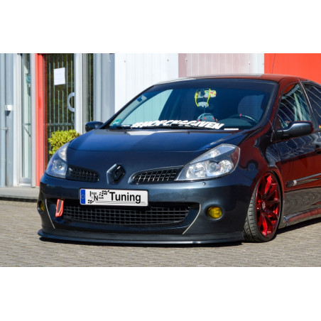 Spoiler paraurti anteriore in abs  Renault Clio 3 RS Phase 1 (Cod. IN-INE-10210031RS-ABS-G)
