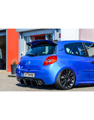 er Racing Diffusor   Renault Clio 3 RS Phase 2 (Cod. IN-INE-10210045BRSRT-ABS)