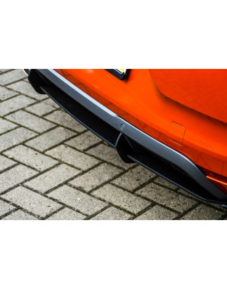 Sottoparaurti posteriore race look con flaps Renault Clio 5 R.S.-Line (Cod. IN-INE-10210045DSRT-ABS)