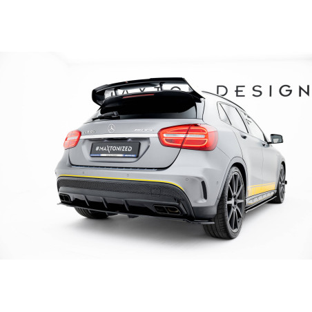 Splitter posteriore (con barre verticali) V.1 Mercedes-Benz GLA 45 AMG (Cod. M-ME-GLA-156-AMG-RD1+RD