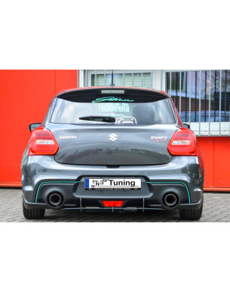 Sottoparaurti posteriore race look con flaps Suzuki Swift Sport RZ/AZ (Cod. IN-INE-10220045BRT-ABS)