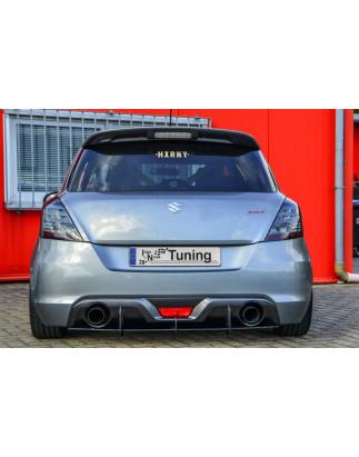 Sottoparaurti posteriore race look con flaps Suzuki Swift Sport FZ/NZ (Cod. IN-INE-10220045RT-ABS)