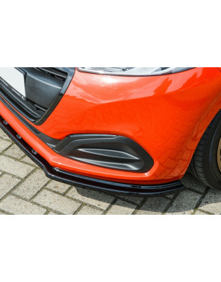 Spoiler paraurti anteriore in abs Peugeot 208 Facelift (Cod. IN-INE-10240031-ABS-C)
