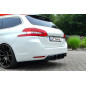 Sottoparaurti posteriore race look con flaps( adatto solo per station wagon SW GT +GT-Line) Peugeot 
