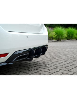 Sottoparaurti posteriore race look con flaps( adatto solo per station wagon SW GT +GT-Line) Peugeot 