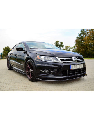 SPLITTER ANTERIORE VOLKSWAGEN CC R-LINE (Cod. M-VW-CC-1F-RLINE-FD1G)