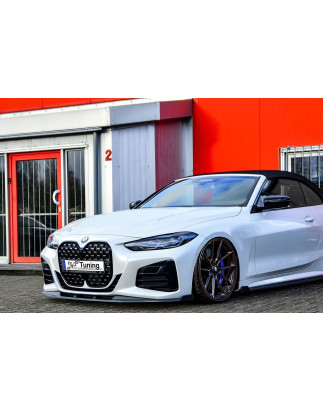 Spoiler paraurti anteriore in abs con flaps laterali BMW 4er G22 + G23 M440i+M440D (Cod. IN-INE-1031