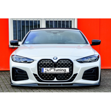 Spoiler paraurti anteriore in abs con flaps laterali BMW 4er G22 + G23 M440i+M440D (Cod. IN-INE-1031