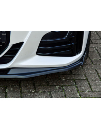 Spoiler paraurti anteriore in abs con flaps laterali BMW 4er G22 + G23 M440i+M440D (Cod. IN-INE-1031