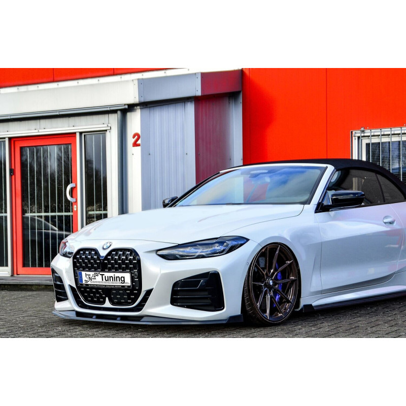 Spoiler paraurti anteriore in abs con flaps laterali BMW 4er G22 + G23 M440i+M440D (Cod. IN-INE-1031 Spoiler paraurti anteriore in abs con flaps laterali BMW 4er G22 + G23 M440i+M440D (Cod. IN-INE-1031