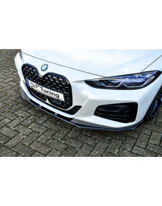 Spoiler paraurti anteriore in abs con flaps laterali BMW 4er G22 + G23 M440i+M440D (Cod. IN-INE-1031